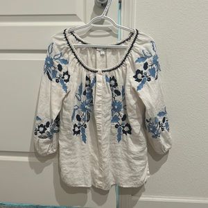 Beautiful embroidery blouse